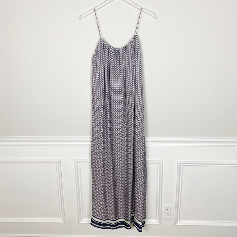 Vince silk scarf maxi dress